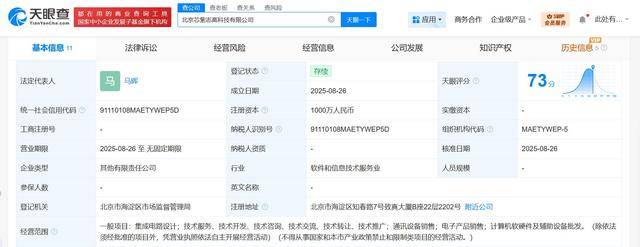 新紫光集團等成立芯紫志高科技公司 注冊資本1000萬:公司注冊
